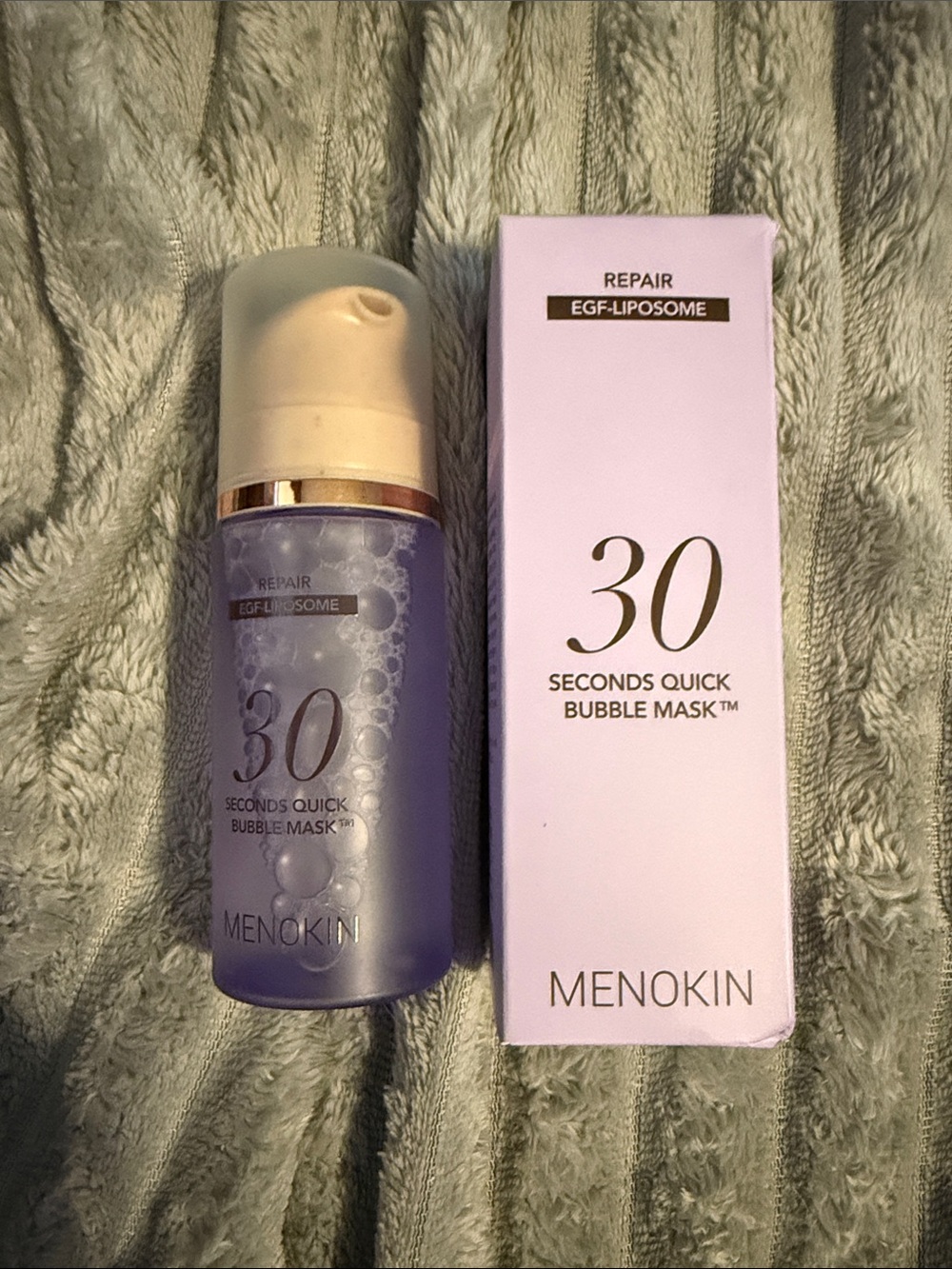 Menokin 30 Seconds Quick Bubble Mask - Lavender Repair Foam Mask